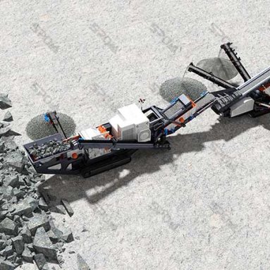 The Russia 200Tph Mobile Aggregates Production Line